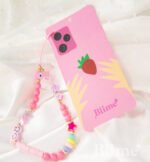 Beaded phone charm strap